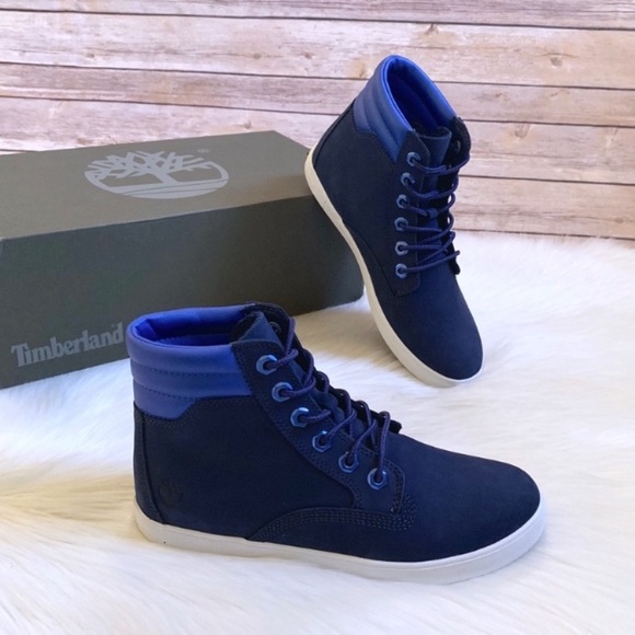 Timberland Shoes - Timberland Dark Blue Nubuck Dausette Sneaker Boots